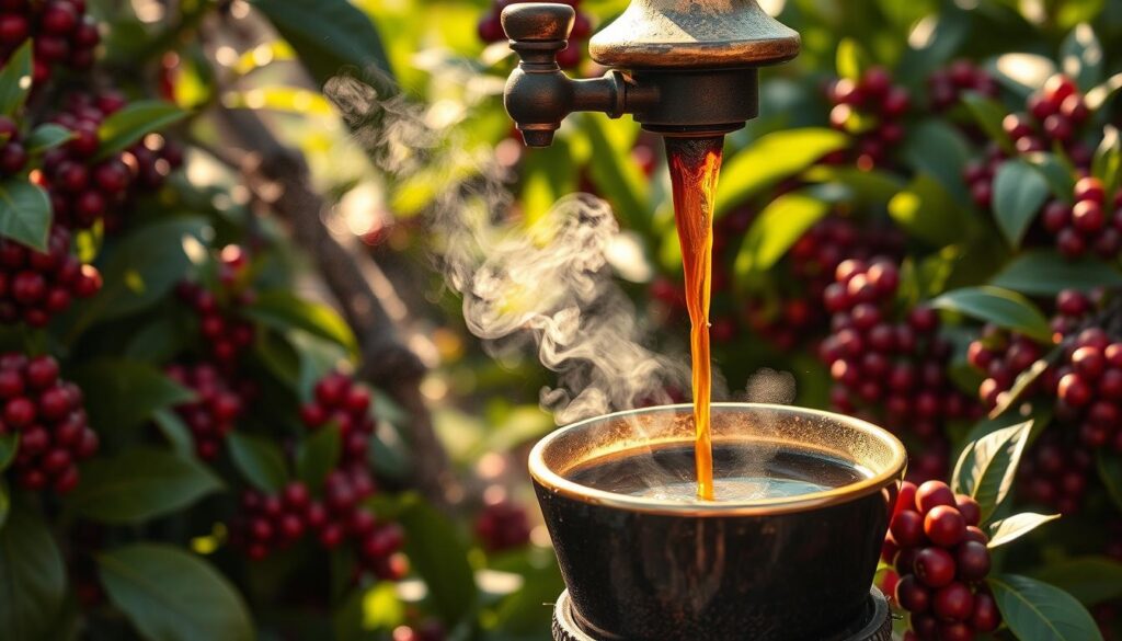 Caffeine in Ethiopian coffee