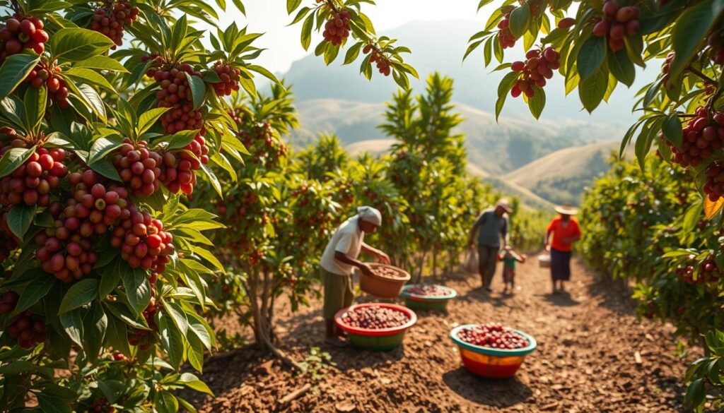 Ethiopian coffee farming