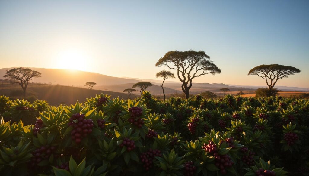 Kenyan Coffee Plantation