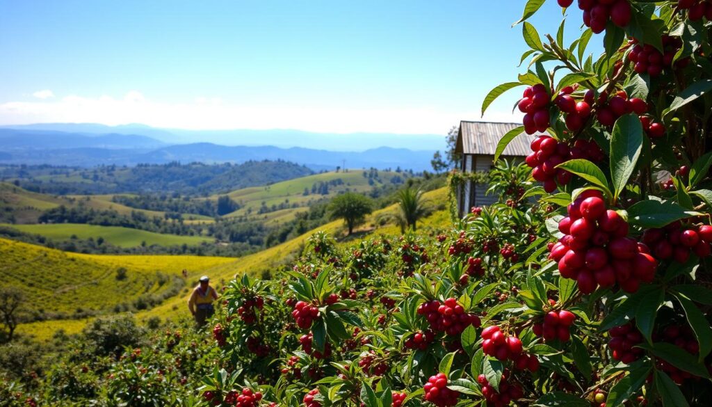 Kenyan coffee farm