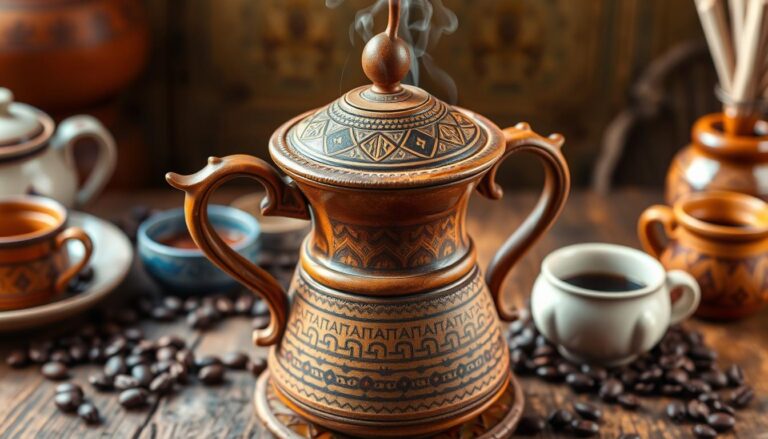 What is an Ethiopian coffee pot called