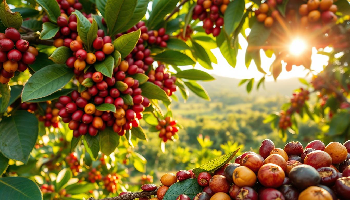 Which African country is known for its fruity coffee with notes