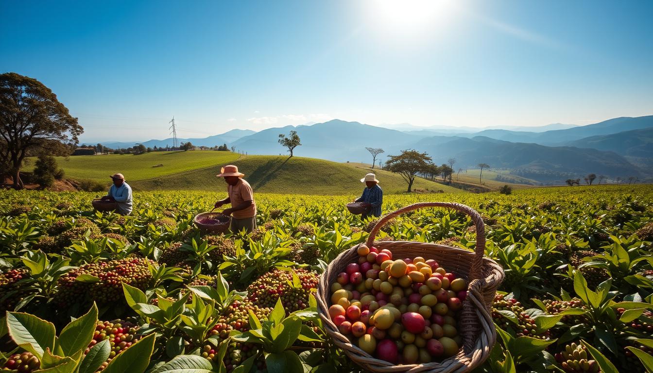 Why are Ethiopian coffee farmers living in poverty